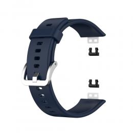 Silikon Armband För Huawei Watch Fit - Mörk Blå