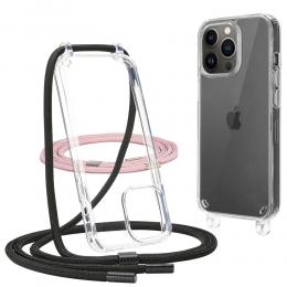 Tech-Protect Tech-Protect iPhone 13 Pro Skal FlexAir Snodd Svart / Rosa - Teknikhallen.se