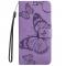Samsung Galaxy S22 Ultra Fodral Tryck Butterfly Lila
