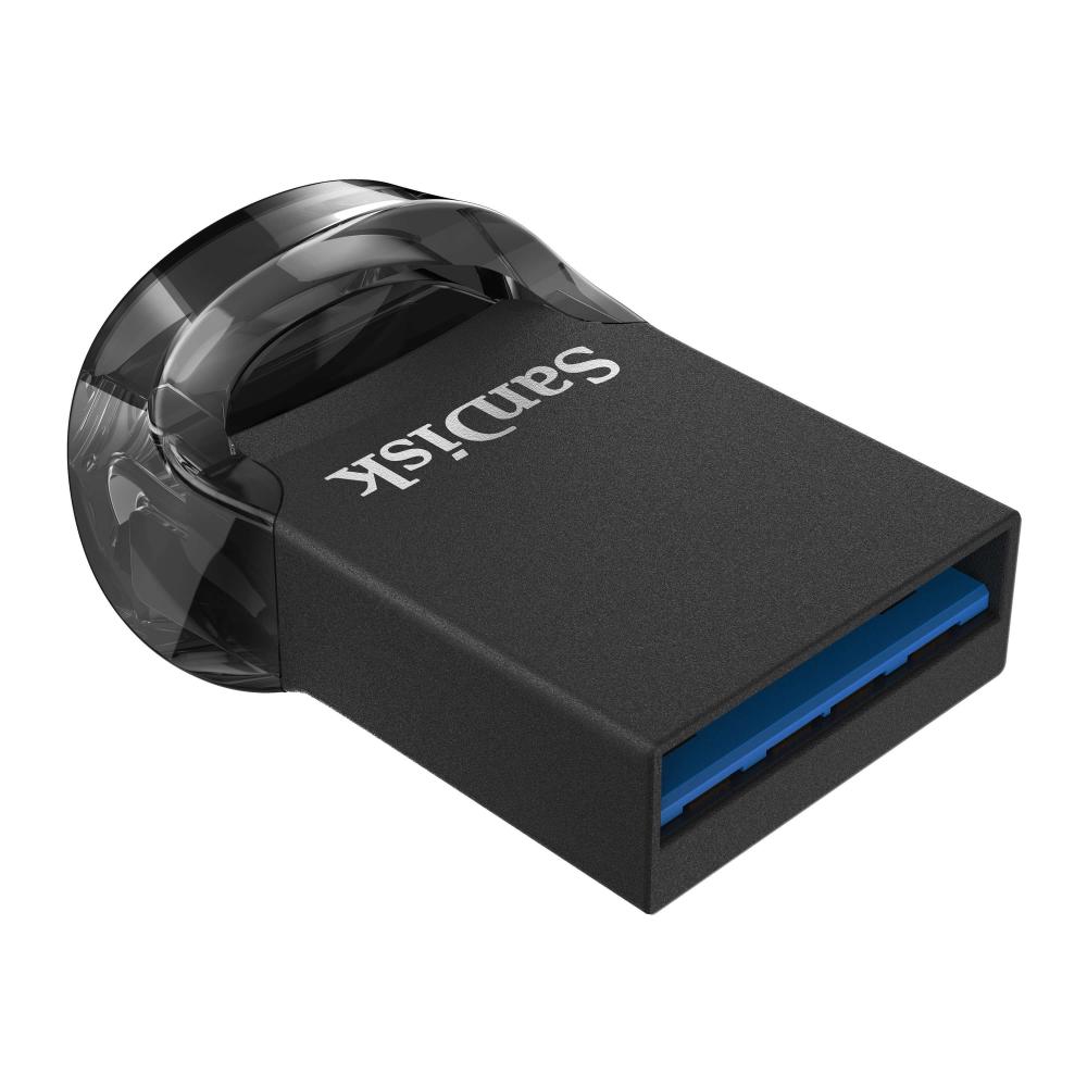 SanDisk SanDisk USB-minne 3.1 UltraFit 256 GB Svart - Teknikhallen.se