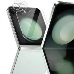 IMAK Galaxy Z Flip 6 Skärmskydd Inkl.Linsskydd Härdat Glas