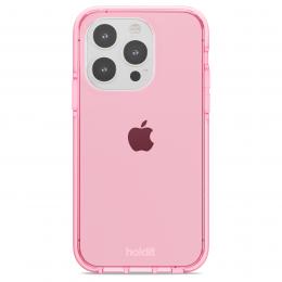 holdit iPhone 14 Pro Skal Seethru Bright Pink