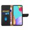 Samsung Galaxy S23 FE Fodral kta Lder Nappa Textur Svart