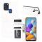 Samsung Galaxy A21s - Crazy Horse Plnboksfodral - Vit