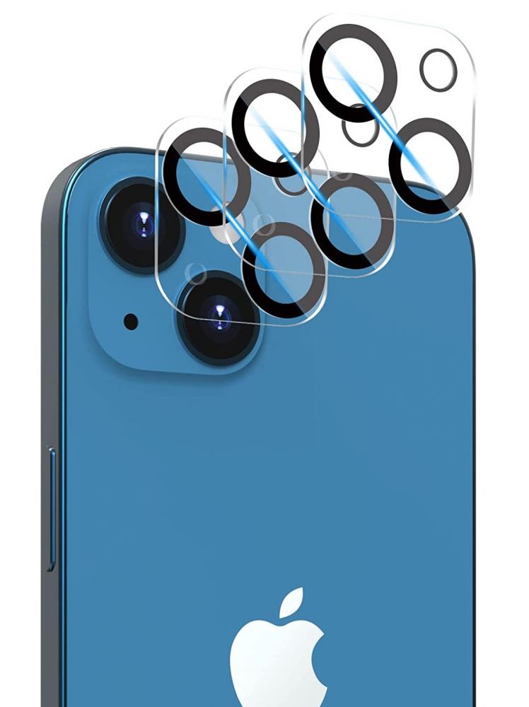 [3-Pack] iPhone 14 Plus Linsskydd I Hrdat Glas
