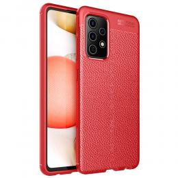 Samsung Galaxy A52 / A52s - Litchi Textur Skal - Röd