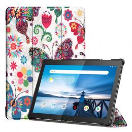  Lenovo Tab M10 TB-X605F TB-X505F Tri-Fold Fodral - Fjärilar - Teknikhallen.se