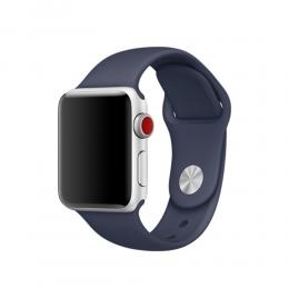 Silikon Armband Apple Watch 42/44/45/49 mm Navy Blue (M/L)