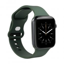 GEAR Klockarmband Silikon Apple Watch 42/44/45/49 mm Olivgrön