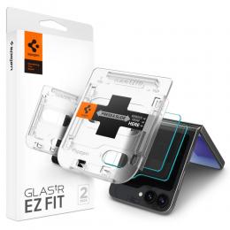 Spigen Galaxy Z Flip 6 2-PACK Skärmskydd "Ez Fit" GLAS.tR