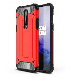  OnePlus 8 - Armor Hybrid Skal - Röd - Teknikhallen.se
