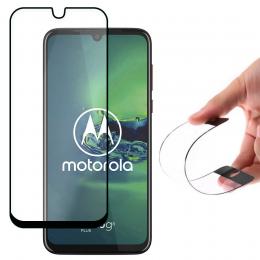 Wozinsky Motorola G8 Plus - Wozinsky Nano Flex Härdat Glas - Svart - Teknikhallen.se