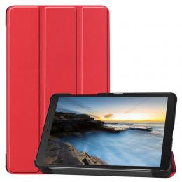 Samsung Galaxy Tab A 8.0 - Tri-Fold Fodral - Röd