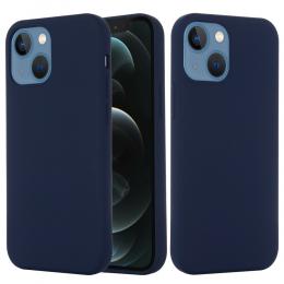 iPhone 13 Mini - MagSafe Liquid Silikon Skal - Mörk Blå