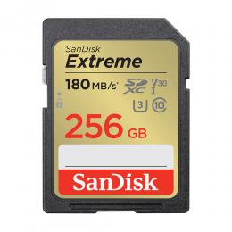 SanDisk SanDisk SDXC Extreme 256 GB 180MB/s Minneskort - Teknikhallen.se