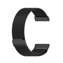 Milanese Loop Metall Armband Fitbit Versa 3/Fitbit Sense - Svart