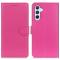 Samsung Galaxy S24 Plus Fodral Litchi Lder Rosa