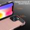 iPhone 13 Pro Max - Borstad Stl Textur Skal - Rd
