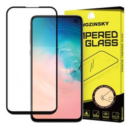 Wozinsky Wozinsky Samsung S10e | Heltäckande skärmskydd i härdat glas - Svart - Teknikhallen.se