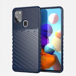 Samsung Galaxy A21s - Twill Skal - Blå