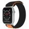 Apple Watch 42/44/45/49 mm Armband Alpine Pro Loop Svart/Orange