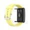 Silikon Armband Fr Huawei Watch Fit - Gul