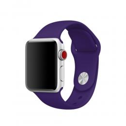 Silikon Armband Apple Watch 42/44/45/49 mm (S/M) Lila