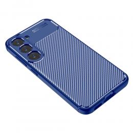 Samsung Galaxy S23 Plus Skal Kolfiber Textur Blå