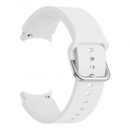  Silikon Armband För Samsung Galaxy Watch4 - Vit - Teknikhallen.se
