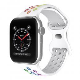 Sportarmband Dual-Color Apple Watch 42/44/45/49 mm (S/M) Pride