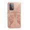 Samsung Galaxy A52 / A52s - Fjril Textur Fodral - Rosguld