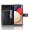 Samsung Galaxy A02s - Crazy Horse Lder Fodral - Svart