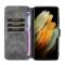 Samsung Galaxy S21 Ultra - DG.MING Retro Lder Fodral - Gr