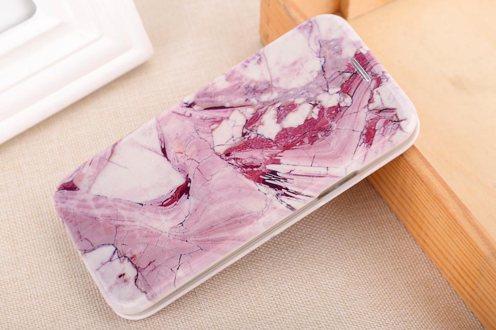 iPhone X/Xs Plnboksfodral - Marble Purple