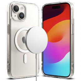 Ringke iPhone 15 Plus Skal MagSafe Fusion Matt Transparent