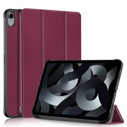 iPad 10.9 2022 Fodral Tri-Fold Vinröd