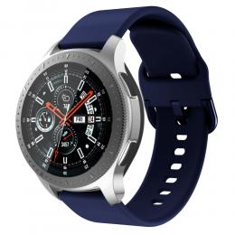  Silikon Armband Smartwatch - Mörk Blå (22 mm) - Teknikhallen.se