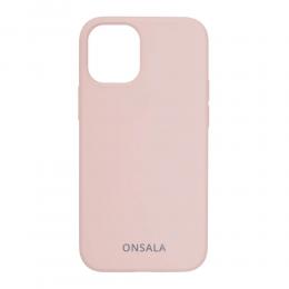 ONSALA iPhone 12 Mini Mobilskal Silikon Sand Pink