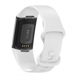 Fitbit Charge 5 Armband TPU (L) Vit