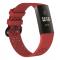 Ihligt Silikon Armband Fitbit Charge 4/3 (L) Rd