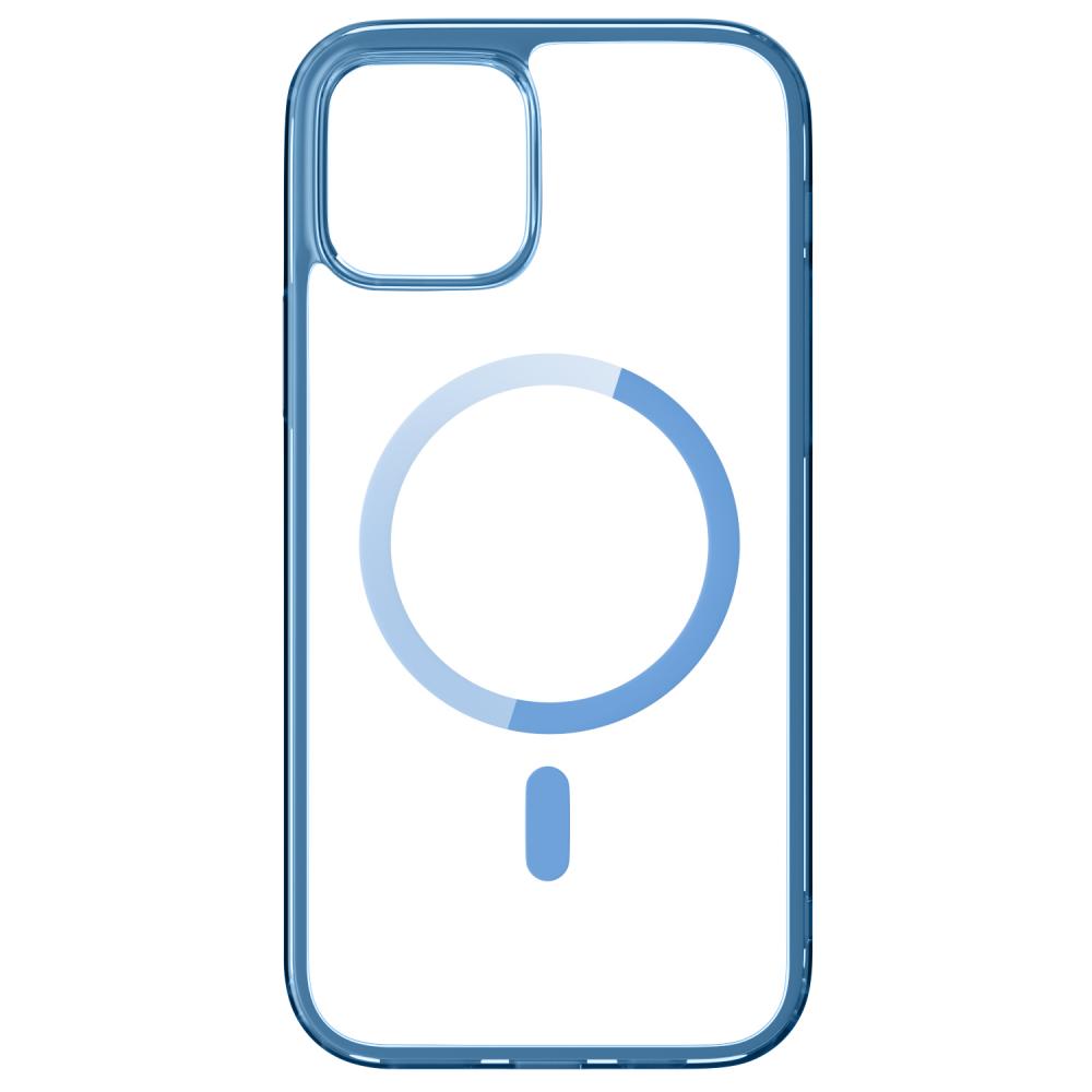 ColorPop iPhone 12/12 Pro Skal CH MagSafe Transparent/Mrk Bl
