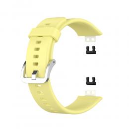 Silikon Armband För Huawei Watch Fit - Gul