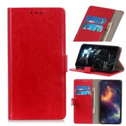 Samsung Galaxy A21s - Crazy Horse Plånboksfodral - Röd