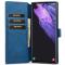 DG.MING Samsung Galaxy S22 Ultra Fodral Retro Lder Bl