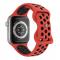Sportarmband Dual-Color Apple Watch 42/44/45/49 mm (S/M) Rd/Svart
