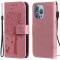 iPhone 13 Pro - Fodral Med Tryck - Ljus Rosa