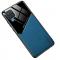 Samsung Galaxy A12 - Hybrid Skal Med Inbyggd Magnetplatta - Bl