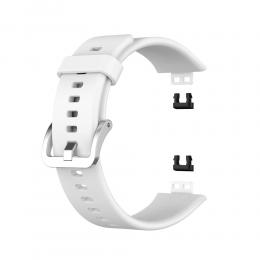 Silikon Armband För Huawei Watch Fit - Vit