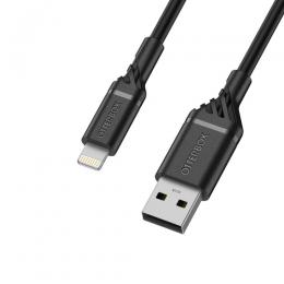 OtterBox Standard 2m MFi Lightning - USB-A Kabel Svart