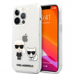 Karl Lagerfeld iPhone 13 Pro Skal Hybrid Karl & Choupette Transparent